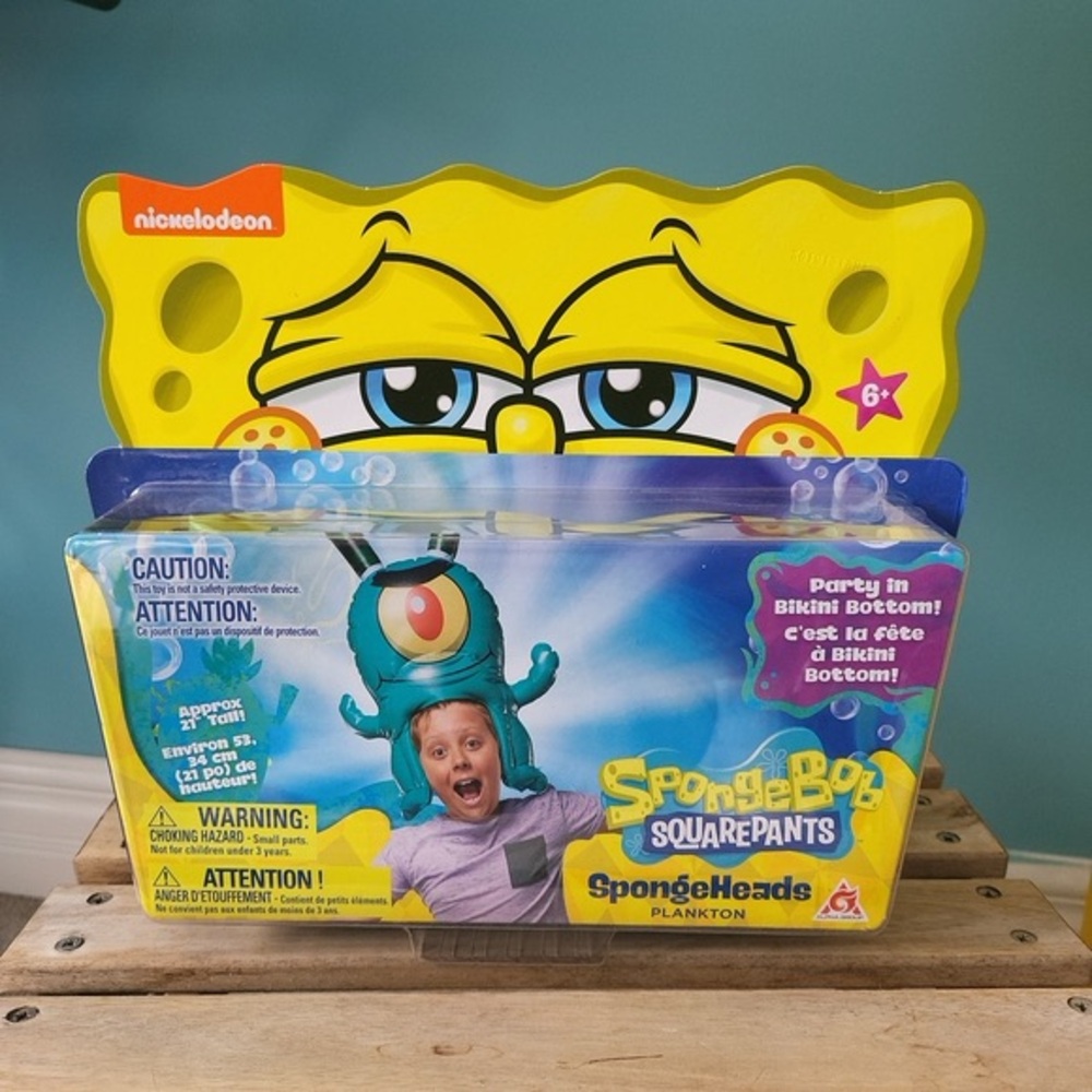 Plankton SpongeBob Head